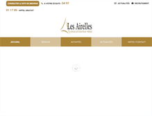 Tablet Screenshot of lesairelles.org